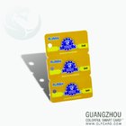 Pvc small lovely design plastic card with  punch hole
