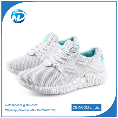 China new design shoes comfortable soft breathable women running sports flying shoes supplier