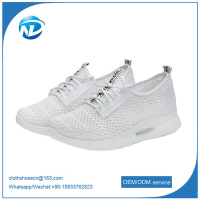 China Lace-up Mesh Shoes For Girls EVA Outsole Sports Shoes For Famale supplier