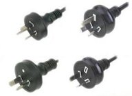 Australian approved power cables with 7.5amp 2-pin plug and 10amp 3-pin plug