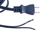 Japanese power cord PSE approval HVFF flexible cables with 2-pin plug