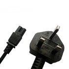 UK C7 power input cord, BS/ASTA approved power cord with fused plug