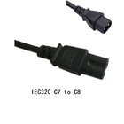 Connecting cord IEC320 C7 to C8