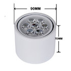 7W LED Downlight Surface Mounted Ceiling Round Spot Light Tilt Adjustable 7W LED