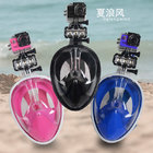 Newest full face tribord easybreath snorkeling mask Rounded screen
