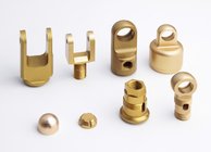 China Custom Precision Aluminium CNC Machined Shock Parts , brass precision turned components Gold Anodize distributor