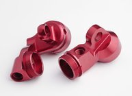 China Stainless Steel / Brass Precision Cnc Machined Components With Red Anodized distributor