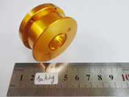 China Gold Anodized brass turning parts ,  High Speed CNC Machining parts For Fishining Reel distributor