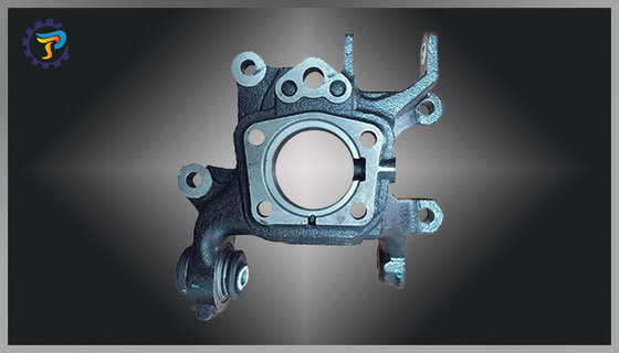 China Customized non-standard aluminum forging steering parts cast iron auto steering knuckle supplier