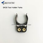 Black ISO30 Tool Clips DIN69871 SK30 Tool Grippers for ATC HSD Spindle