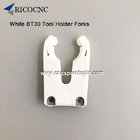 White BT30 Tool Changer Grippers CNC Tool Holder Clips for BT30 Collect Chucks