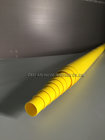 Insulated fiberglass telescopic pole 45 feet for glass washing, long reach rescue pole, fibreglass warning pole