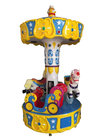 Children's Park Outdoor Indoor Amusement Equipment Ride Horse Mini Carousel 3players merry go round for sale