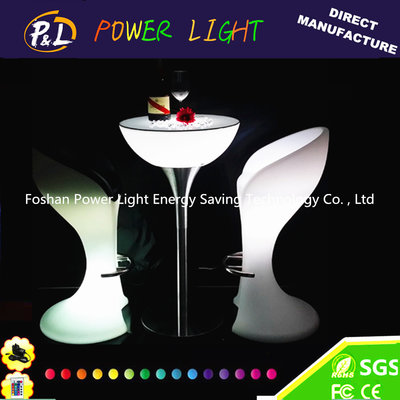 Illuminated Rechargeable LED Plastic Furniture