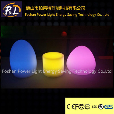Bar Use Multi-Color Decorative Egg shape LED Table Lamp