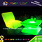 Portable Bar Tables With 5V Voltage , Colors change LED Bar Furniture