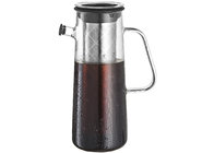 Borocilicate Glass Cold Brew Coffee Maker 1000ml Capacity Easy To Use