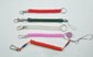 Solid Black/Red/Clear Bungee Spiral Key Ring Holders Cheap Price OEM Making supplier