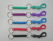 Cheap China Good Quality Protection Coil Leash Snap Key Coil Holder w/Belt Clip and 2pcs Split Rings supplier