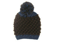 Custom OEM Hand Knit Hats Handmade Baby Beanies Crochet Caps and Photo Props for Newborns Boys & Girls Modern Natural