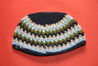 Kippah Jewish Hand Knit Yamaka Freak Design Kippot Jewish Beanie Judaica crochet Yarmulkah Jewish cap Israel Kipa cap