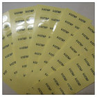 Custom Printed Roll  Adhesive Paper/PVC Label, Transparent clear pvc label,clear adhesive pvc sticker label