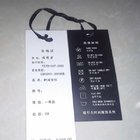 Custom made china jeans paper hang tags for clothing, Customized print sport UV paper hang tag for clothing