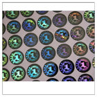 Warranty hologram label,Custom rainbow hologram sticker,3d hologram stickers,laser round silver 3d hologram sticker