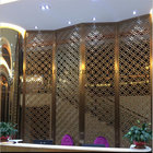 Supply hotel stainless steel decoration material hanging wall partition screen