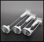 COMER Metal chrome slatwall display hooks in Supermarket for mobile phone accessories stores