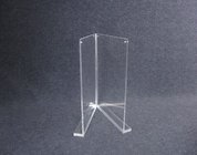 COMER A4 acrylic tabletop holder menu display stand clear lucite with alarm display system
