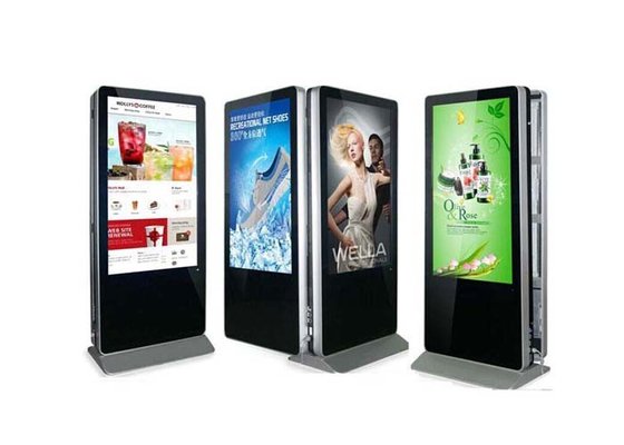 China Double Side 55 Inch Free Standing LCD Display Digital Video Advertising Player supplier