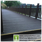 WPC Eco Friendly Outdoor Wood Plastic Porch Handrails Composite Railing on Wood Deck