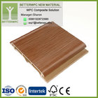 Natural Wood Grain PVC Plastic Cladding Walls House Exterior Wall Retaining Fence Composite Panel Wall