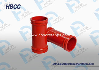 China Trailer pump booming pipe standard SK flange St52 DN125, SK125 pipe supplier