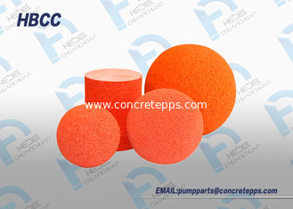 China Good quality concrete wiper ball rubber sponge ball to clean concrete pump pipe supplier