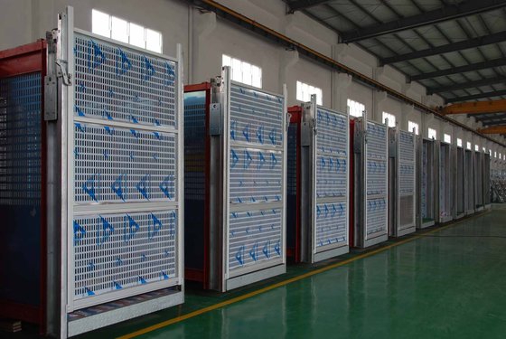 China Single / Twin Cage OEM Construction Hoist Elevator / Building Materials Handling Hoist supplier