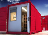 Colorful Modular flat pack shipping container house