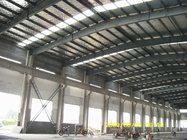steel structure frame workshop warehouse and sandwich panel wall roof and roller shutter door