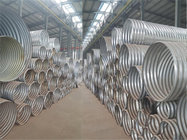 Metal Building Material Sheathing Duct Round Corrugated Galvanized Steel Culvert Pipe