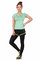 CPG Global Spring Summer Stretched 2 Pieces Sets Short Sleeves Gym Running Sports Shirt  with Yoga Pant S41+J01 supplier