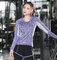 CPG Global Women Spring Summer Multi-Colors Polyester Slim Long Sleeves Round Collar Gym Running Sports T-Shirts S-L S50 supplier