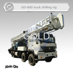 600 meters depth Truck mounted core drilling machine for mineral exploration