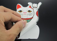 Synthetic Paper Waterproof Custom Label Stickers Uv Resistant Irregular Shape