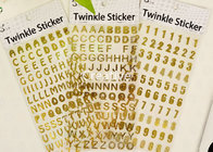 Gold Stamp Embossed Foil Labels Adhehesive Customized Children