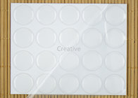 3D Creative Domed Self - Adhesive Clear Epoxy Stickers 20mm