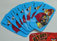 Cmyk Round PVC Epoxy Dome Stickers Customized Eco - Friendly