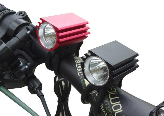 China Super Bright High Power LED Bike Light T6 - L2 CREE One Year Warranty supplier
