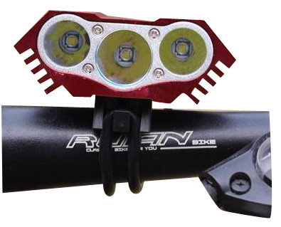 China Colored Led Mountain Bike Lights , High Power Front Cycle Lights CE Approval supplier