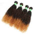 Superior Quality Strong Weft 8a Grade  Virgin Hair Ombre Color Brazilian Hair Weft